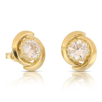 Orecchini fantasia con zirconi