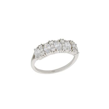 White gem ring