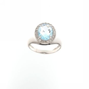 Light blue gem Ring