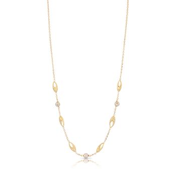 Girocollo martellato bicolore