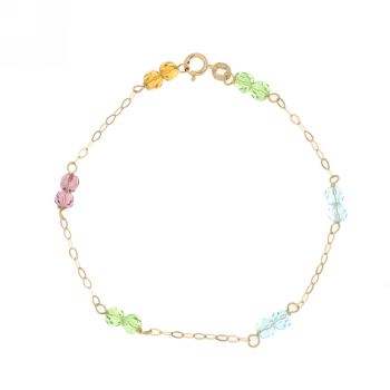 Saturn bead bracelet