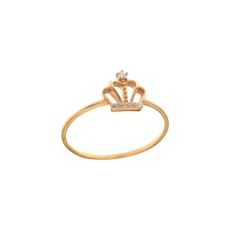 Anello con corona