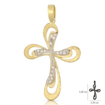 Croce con zirconi