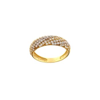 Anello con zirconi
