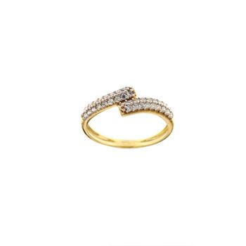 Anello con zirconi
