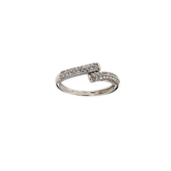 Anello con zirconi
