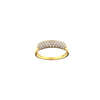 Anello con zirconi