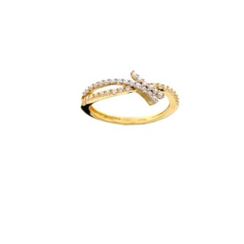 Anello con zirconi