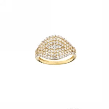 Anello con zirconi
