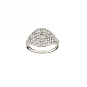 Anello con zirconi