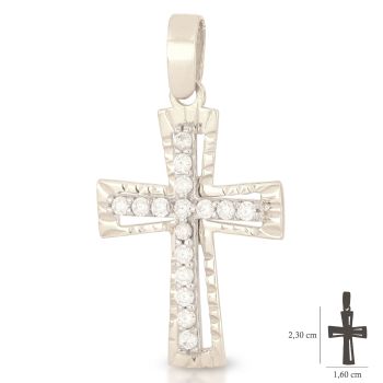 Croce con zirconi