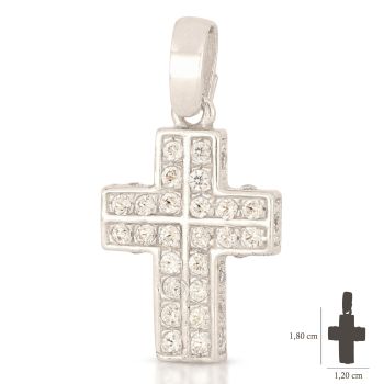 Croce con zirconi