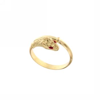 Anello con serpente