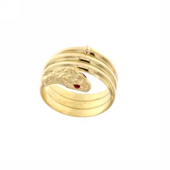 Anello con serpente