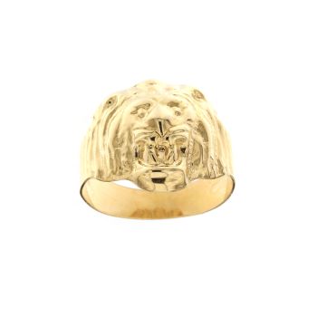 Anello testa di leone stampato