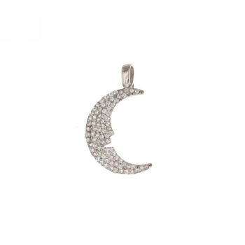 Moon shaped pendant