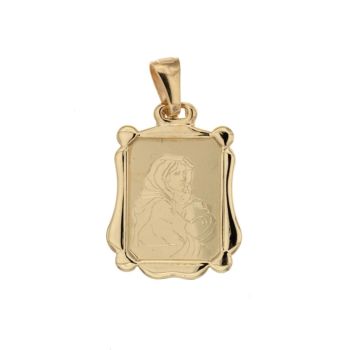 Medaglia con Madonna e bambino