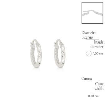 Squared hollow cane hoops