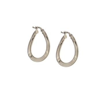Flat hollow stamped cane hoops