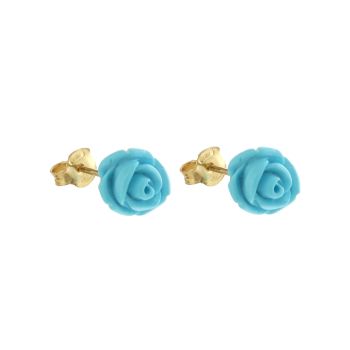 Turquoise bead earrings