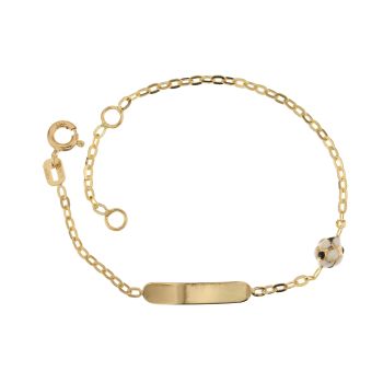 Bracciale con targa 14cm
