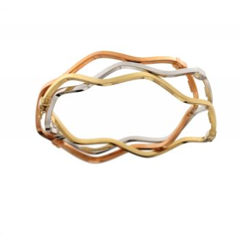 Hollow cane bangle, bracelet