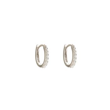 Orecchini A Cerchio Infinito In Argento Sterling 925 Con Perla Bianca, 4,1 Cm – Simbolo Amore Eterno, Gioiello Donna Elegante, Regalo