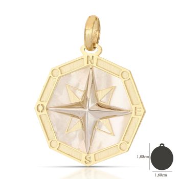 Pendente rosa dei venti