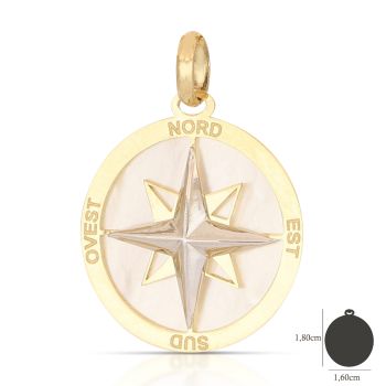 Pendente rosa dei venti