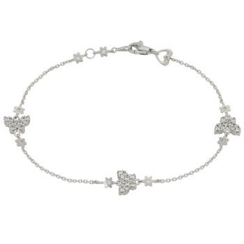Rolo' chain butterfly bracelet