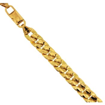 Plain Gourmette chain bracelet