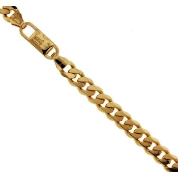Plain Gourmette chain bracelet
