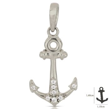 Pendente Ancora bianco
