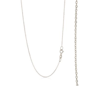 Catena rolo' diamantata ovale, Spess.1