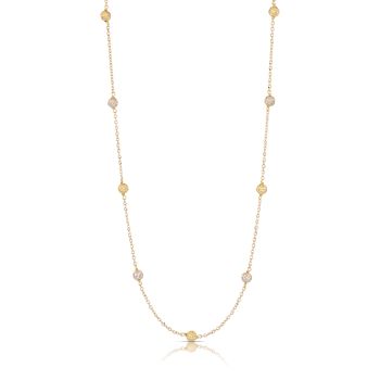 Girocollo martellato bicolore