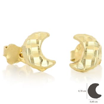 Moon shaped earrings