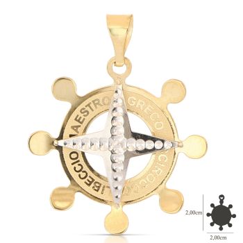 Pendente Timone bicolore