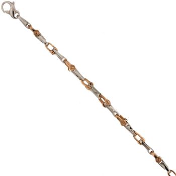 Plain peanut bar cable bracelet