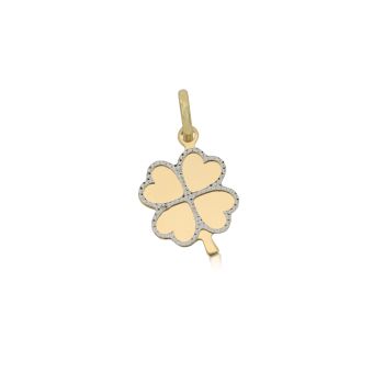 Lucky clover shaped pendant