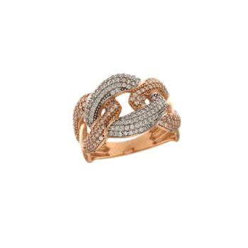 Anello con zirconi