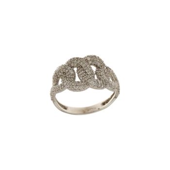 Anello con zirconi
