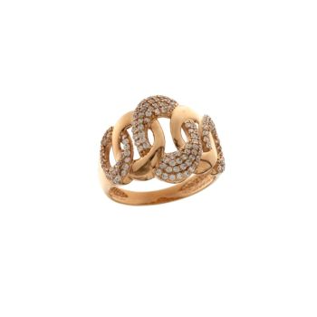 Anello con zirconi