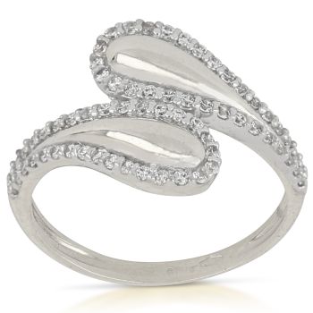 Anello con zirconi