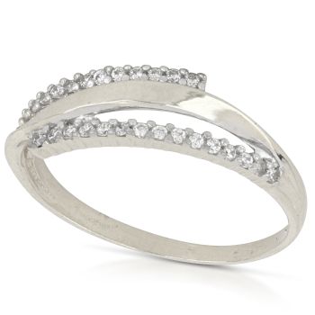 Anello con zirconi
