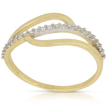 Anello con zirconi