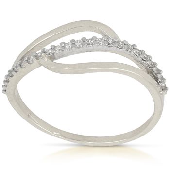 Anello con zirconi