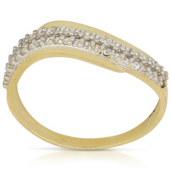 Anello con zirconi