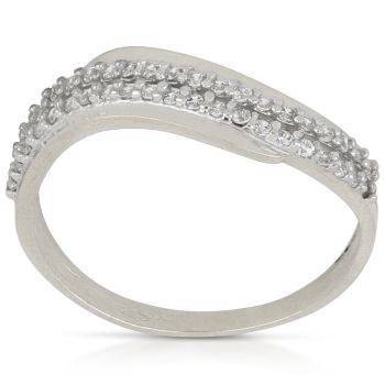 Anello con zirconi