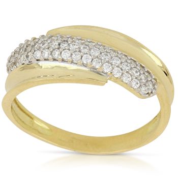 Anello con zirconi