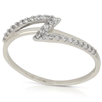Anello con zirconi